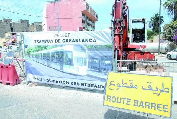 Première phase des travaux de tramway : A quand le retour au calme à Casablanca ? Première phase des travaux de tramway : A quand le retour au calme à Casablanca ?