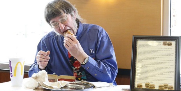 Insolite : Mangeur de burgers