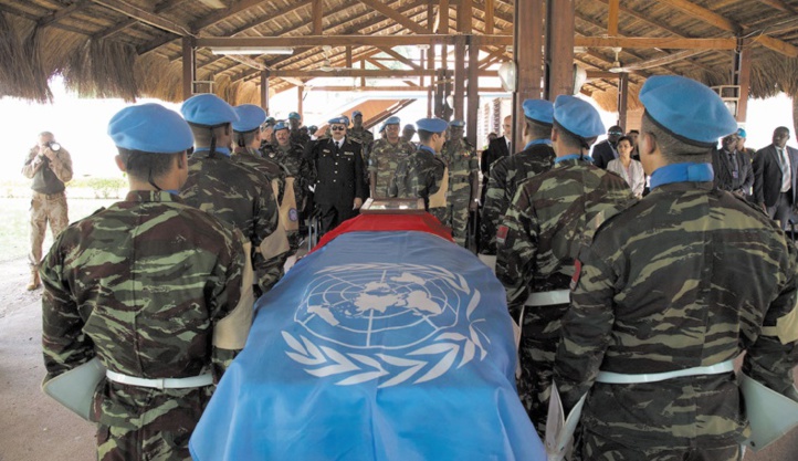 Décès d’un Casque bleu marocain de la MINUSCA Décès d’un Casque bleu marocain de la MINUSCA