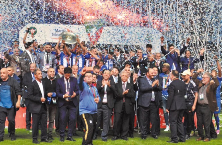 Le trophée de la Botola remis à l’IRT