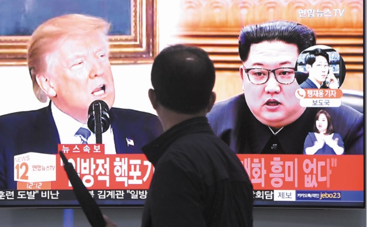 Pyongyang menace d’annuler le sommet avec Trump Pyongyang menace d’annuler le sommet avec Trump