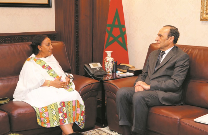 Habib El Malki s’entretient avec l’ambassadrice d’Ethiopie Habib El Malki s’entretient avec l’ambassadrice d’Ethiopie