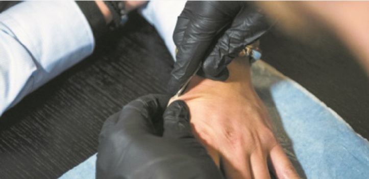 En Suède, la puce à la main En Suède, la puce à la main