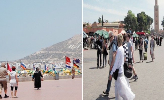 Marrakech et Agadir, destinations préférées des touristes depuis le début de l’année Marrakech et Agadir, destinations préférées des touristes depuis le début de l’année