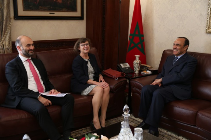 Habib El Malki reçoit le chef de la délégation de l’UE et un parlementaire paraguayen Habib El Malki reçoit le chef de la délégation de l’UE et un parlementaire paraguayen