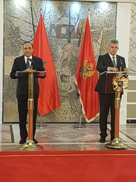 Le président de la Chambre des représentants et son homologue du Monténégro, Ivan Brajovic Le président de la Chambre des représentants et son homologue du Monténégro, Ivan Brajovic
