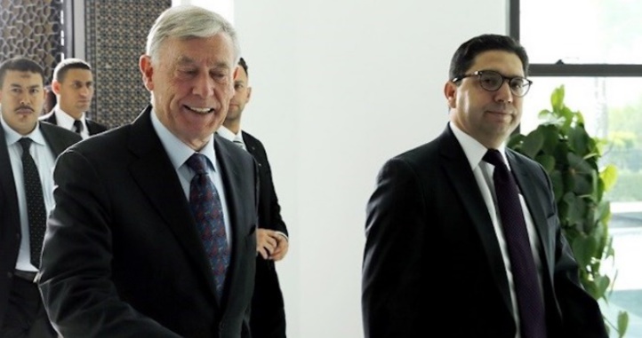Horst Köhler en visite au Maroc : Entretien à Rabat entre Nasser Bourita et l'Envoyé personnel du Secrétaire général de l’ONU pour le Sahara Horst Köhler en visite au Maroc : Entretien à Rabat entre Nasser Bourita et l'Envoyé personnel du Secrétaire général de l’ONU pour le Sahara