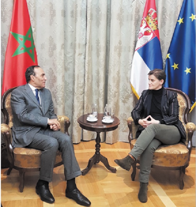 Habib El Malki et Ana Brnabic. Habib El Malki et Ana Brnabic.