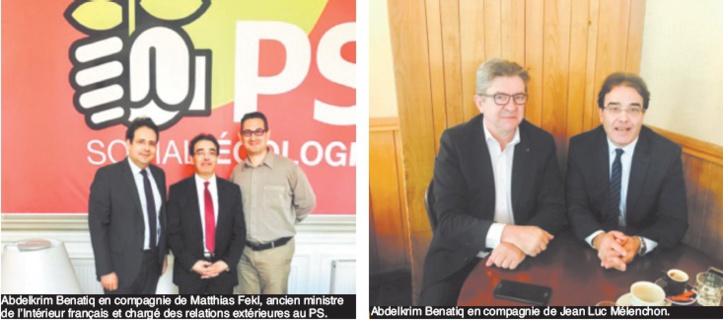 Intenses activités d’Abdelkrim Benatiq en Europe Intenses activités d’Abdelkrim Benatiq en Europe