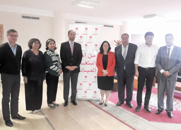 Driss Lachguar reçoit Maya Fernandez Allende Driss Lachguar reçoit Maya Fernandez Allende