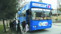 Une bibliothèque ambulante  au service des enfants de Kaboul