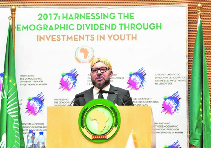 Discours Royal lors du 28ème Sommet de l’UA tenu à Addis-Abeba en janvier 2017. Discours Royal lors du 28ème Sommet de l’UA tenu à Addis-Abeba en janvier 2017.