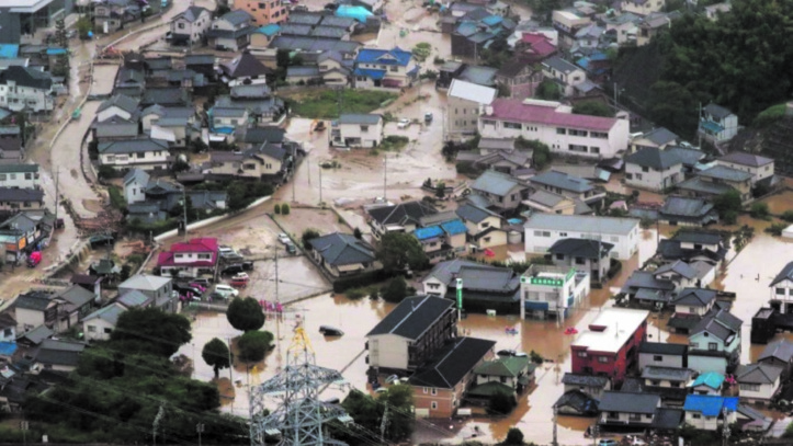 Des pluies torrentielles ont fait 66 morts au Japon Des pluies torrentielles ont fait 66 morts au Japon