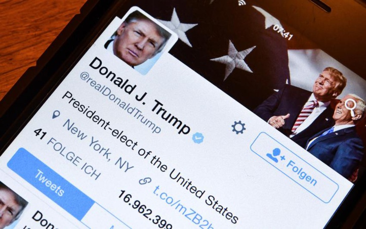 Donald Trump, dirigeant le plus suivi sur Twitter