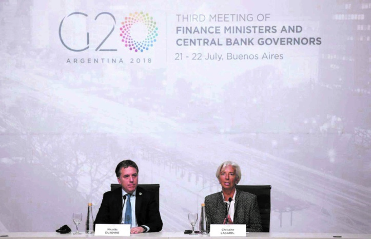 Le bras de fer commercial perdure lors du G20