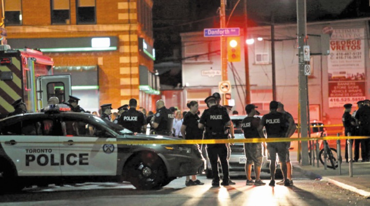 Une fusillade fait deux morts à Toronto Une fusillade fait deux morts à Toronto