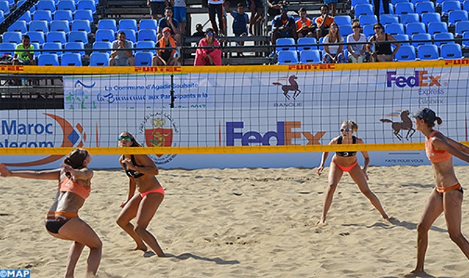 Agadir à l’heure du World tour de beach-volley Agadir à l’heure du World tour de beach-volley