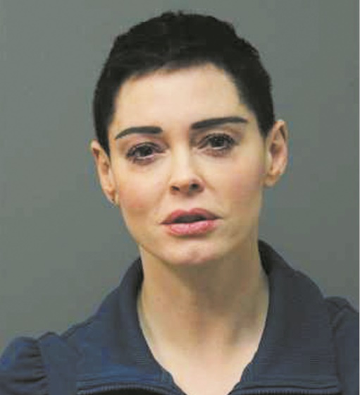 Quand les stars se font tirer le portrait en prison !  Rose McGowan