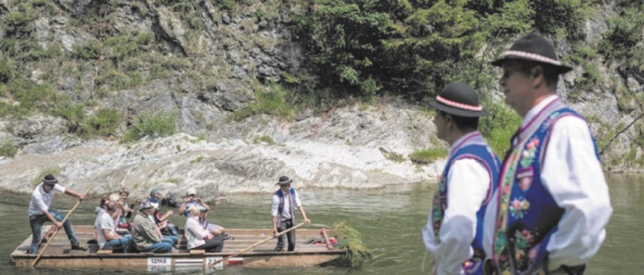 Dans les gorges polonaises du Dunajec, avec les montagnards flotteurs
