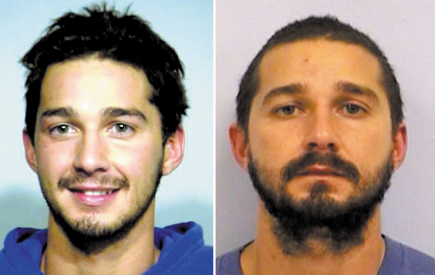 Quand les stars se font tirer le portrait en prison !  Shia LaBeouf