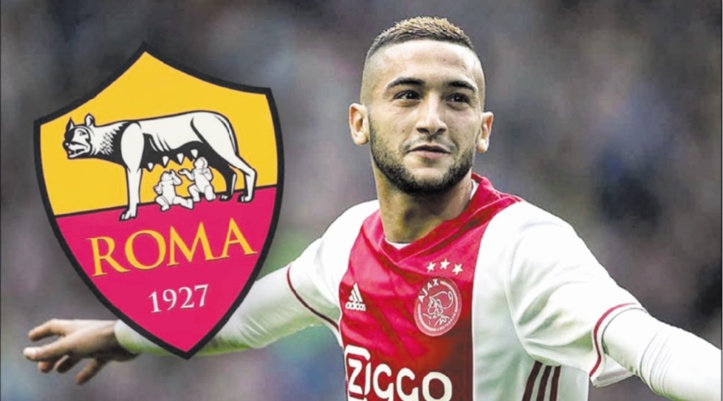 Hakim Ziyech de nouveau annoncé à l’AS Rome Hakim Ziyech de nouveau annoncé à l’AS Rome