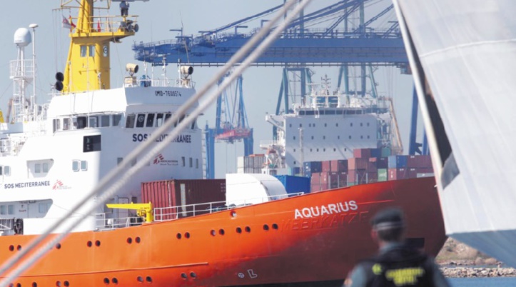 L'Aquarius accueilli à Malte