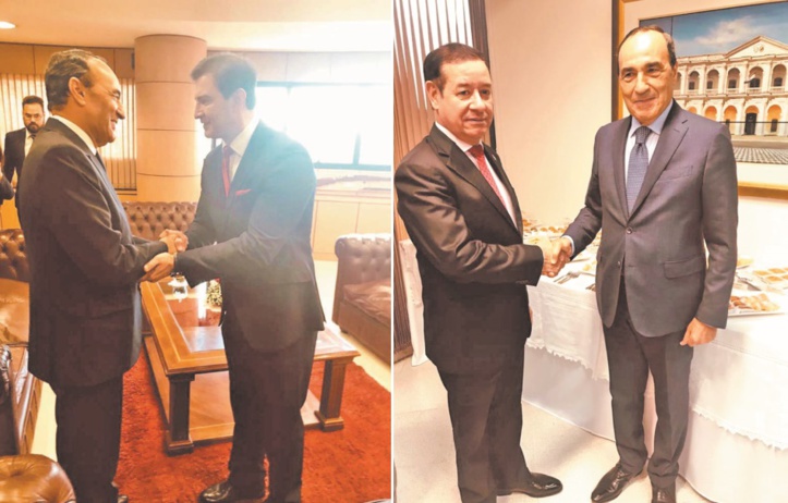 Habib El Malki s’entretient avec le président du Parlasur… Habib El Malki s’entretient avec le président du Parlasur…