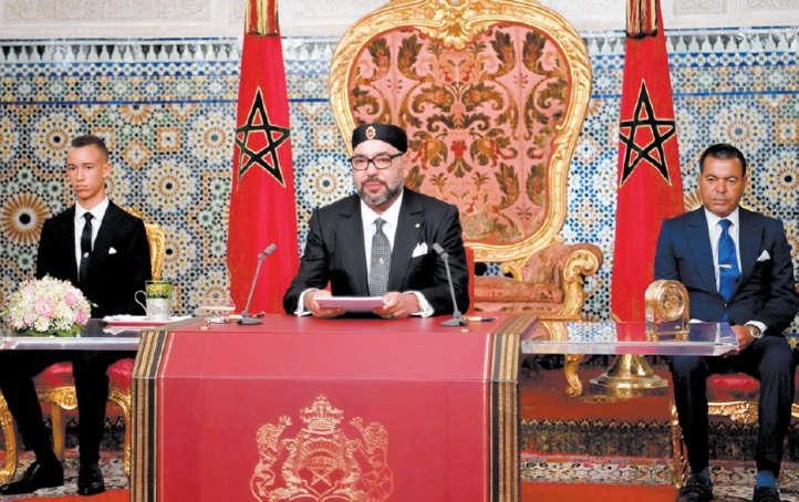 Discours de S.M le Roi à la Nation à l’occasion du 65ème anniversaire de la Révolution du Roi et du Peuple : Chaque citoyen a droit aux mêmes opportunités et aux mêmes chances d’accès à un enseignement de qualité et à un emploi digne Discours de S.M le Roi à la Nation à l’occasion du 65ème anniversaire de la Révolution du Roi et du Peuple : Chaque citoyen a droit aux mêmes opportunités et aux mêmes chances d’accès à un enseignement de qualité et à un emploi digne