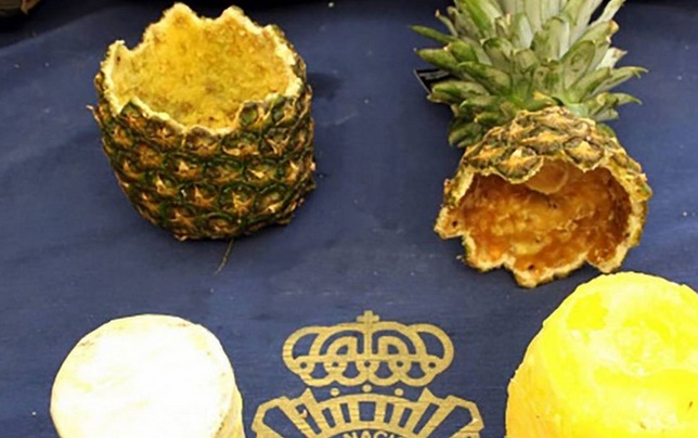 Insolite : La cocaïne était cachée dans des ananas