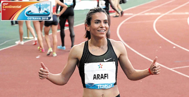 Rabab Arrafi s’illustre à la Coupe intercontinentale d’athlétisme