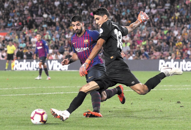 Liga : Le Barça rame à dix dans le derby contre Gérone