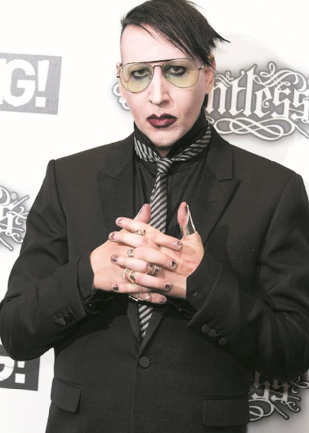 Quand les stars se font tirer le portrait au commissariat  : Marilyn Manson