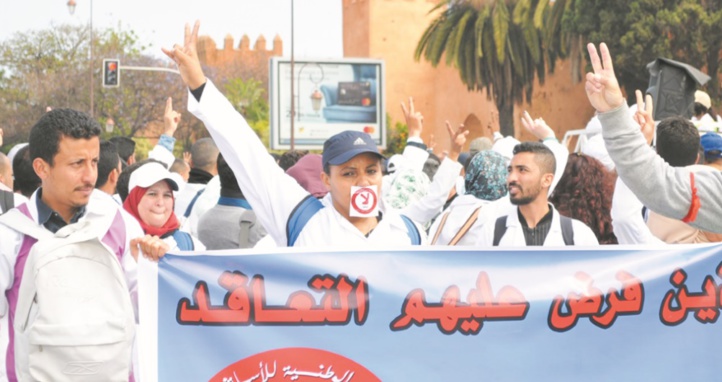 Les enseignants contractuels menacent de faire l’école buissonnière Les enseignants contractuels menacent de faire l’école buissonnière