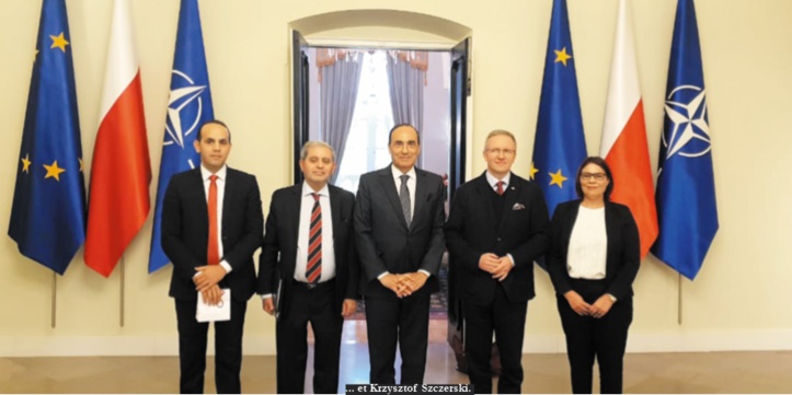 Habib El Malki s'entretient avec les présidents de la Diète et du Sénat polonais Habib El Malki s'entretient avec les présidents de la Diète et du Sénat polonais