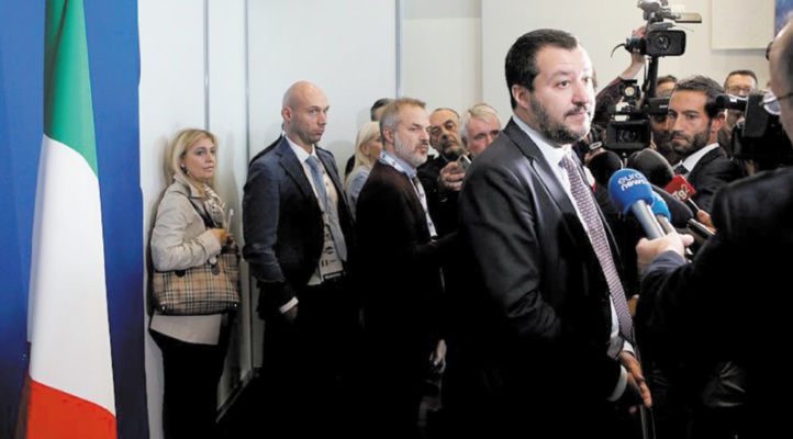 Salvini estime qu'il a de plus en plus de soutien en Europe sur la question migratoire
