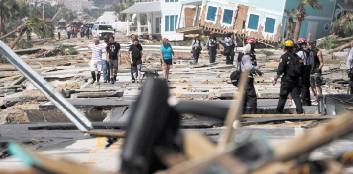 Au moins 6 morts et des paysages de désolation après le passage de l’ouragan Michael