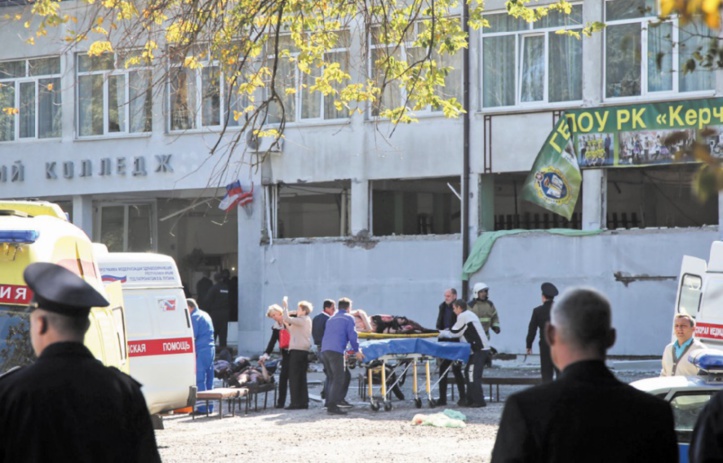 Au moins 18 morts dans une fusillade en Crimée Au moins 18 morts dans une fusillade en Crimée