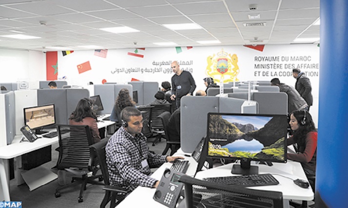 Un centre d'appel dédié aux MRE Un centre d'appel dédié aux MRE