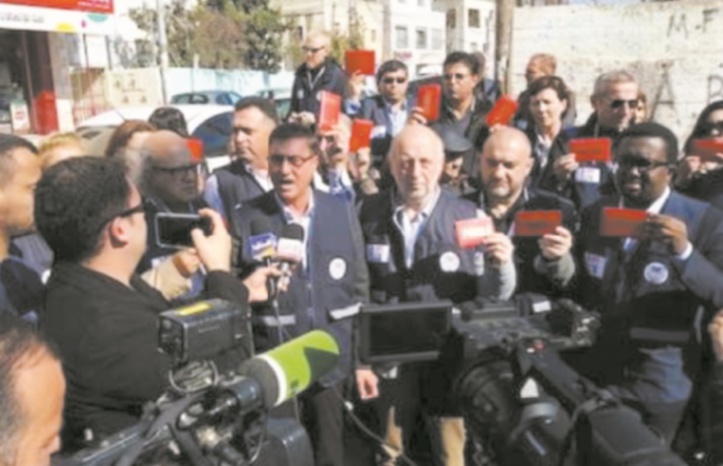 Israël agresse une délégation de la FIJ Israël agresse une délégation de la FIJ