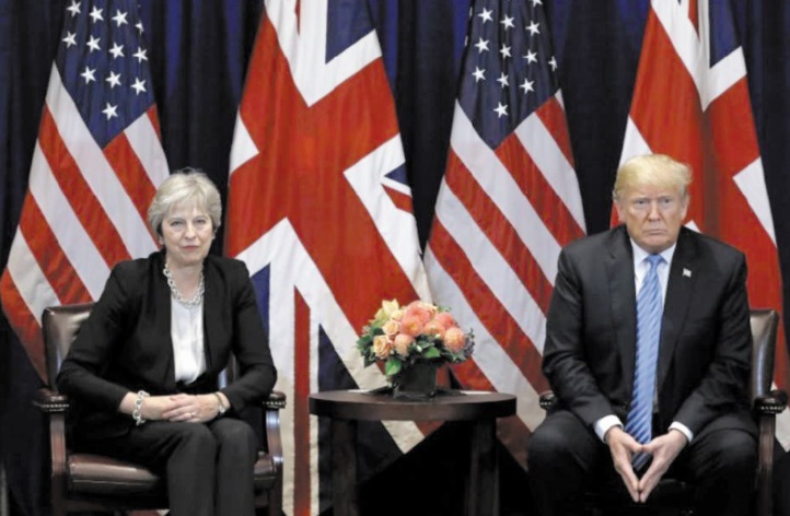 Trump savonne la planche de Theresa May à propos du Brexit Trump savonne la planche de Theresa May à propos du Brexit