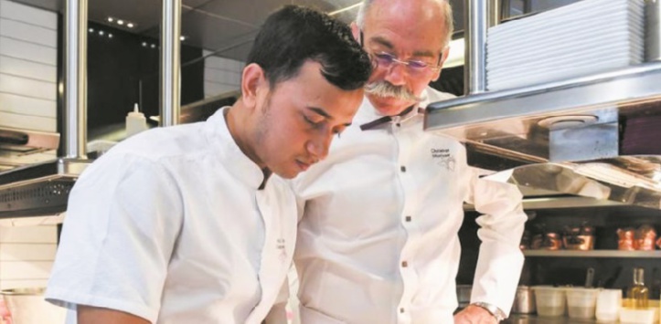 Sur la Côte d'Azur, un apprenti cuisinier en or venu du Bangladesh