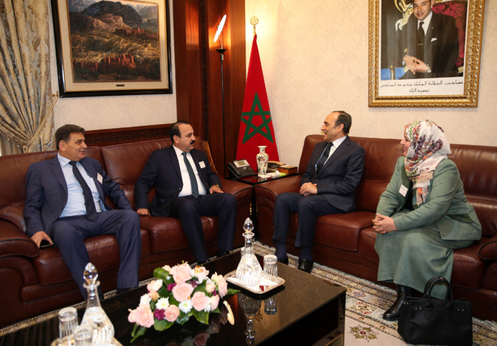 Habib El Malki reçoit de nombreuses délégations  parlementaires ayant participé à la Conférence sur la migration