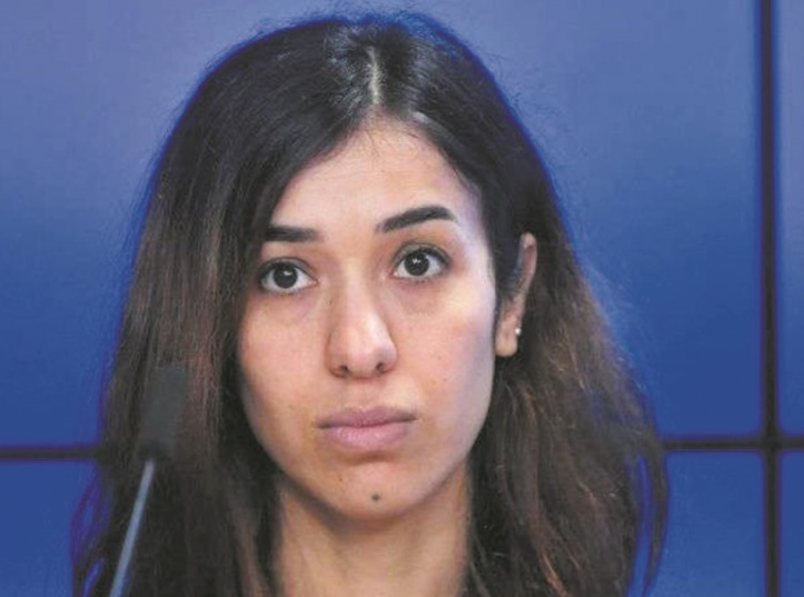 L'Irakienne Nadia Murad : De l'esclavage sexuel au Nobel de la paix L'Irakienne Nadia Murad : De l'esclavage sexuel au Nobel de la paix