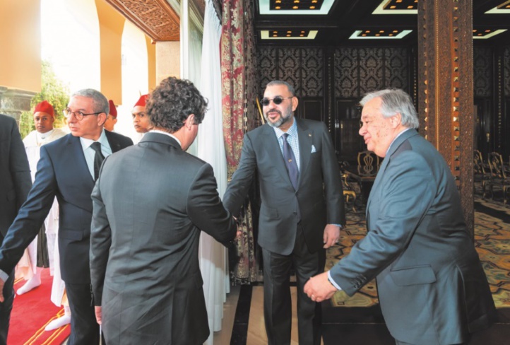 S.M le Roi réitère le soutien du Maroc aux efforts d’Antonio Guterres et de son Envoyé personnel au Sahara