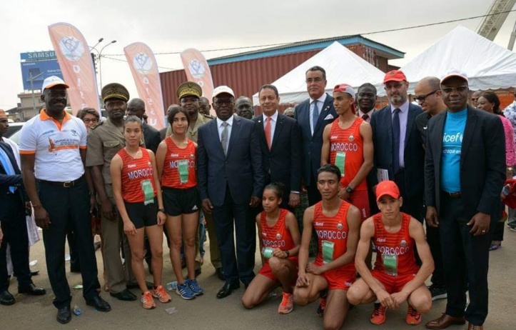 Carton des scolaires marocains au championnat africain de cross Carton des scolaires marocains au championnat africain de cross