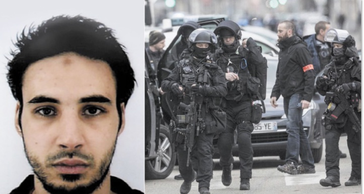 Chérif Chekatt abattu par la police à Strasbourg Chérif Chekatt abattu par la police à Strasbourg