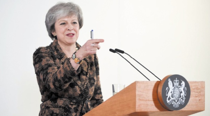 Theresa May fustige Tony Blair pour ses appels à un second référendum Theresa May fustige Tony Blair pour ses appels à un second référendum