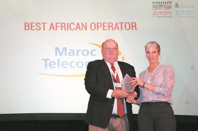 Maroc Telecom désigné “Meilleur opérateur africain” lors des “Telecom Review Excellence Awards 2018” Maroc Telecom désigné “Meilleur opérateur africain” lors des “Telecom Review Excellence Awards 2018”
