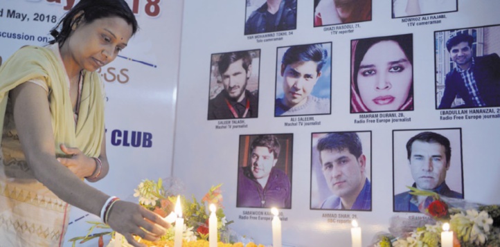 Quatre-vingts journalistes tués en 2018 dans le monde