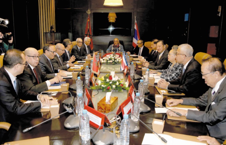 Entretiens maroco-thaïlandais à Rabat Entretiens maroco-thaïlandais à Rabat